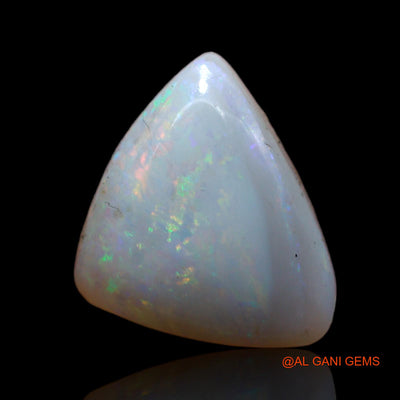 3.00 Cts Natural Australian Fire Opal Loose Gemstone Trillion Cabochon 13x11x4 mm AB-583