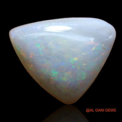 3.00 Cts Natural Australian Fire Opal Loose Gemstone Trillion Cabochon 13x11x4 mm AB-583