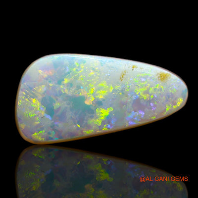 3.60 Cts Natural Australian Fire Opal Loose Gemstone Fancy Cabochon 14x7x5 mm AB-584