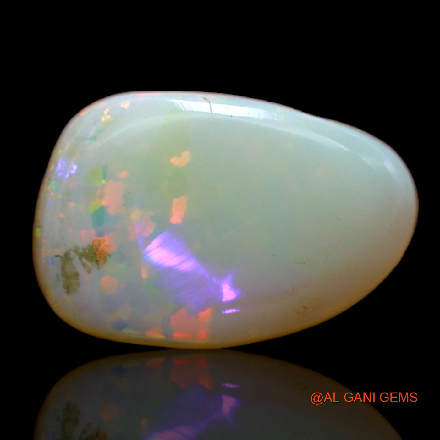 3.00 Cts Natural Australian Fire Opal Fancy Cabochon Loose Gemstone For Jewelry 13x9x4 mm AB-585