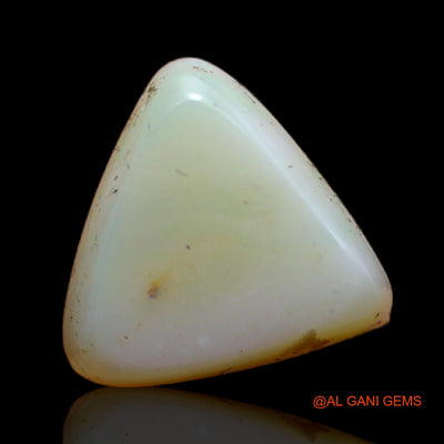 Natural Fire Opal Gemstone 3.40 Cts Loose Trillion Cabochon From Australia 11x11x4 mm AB-591