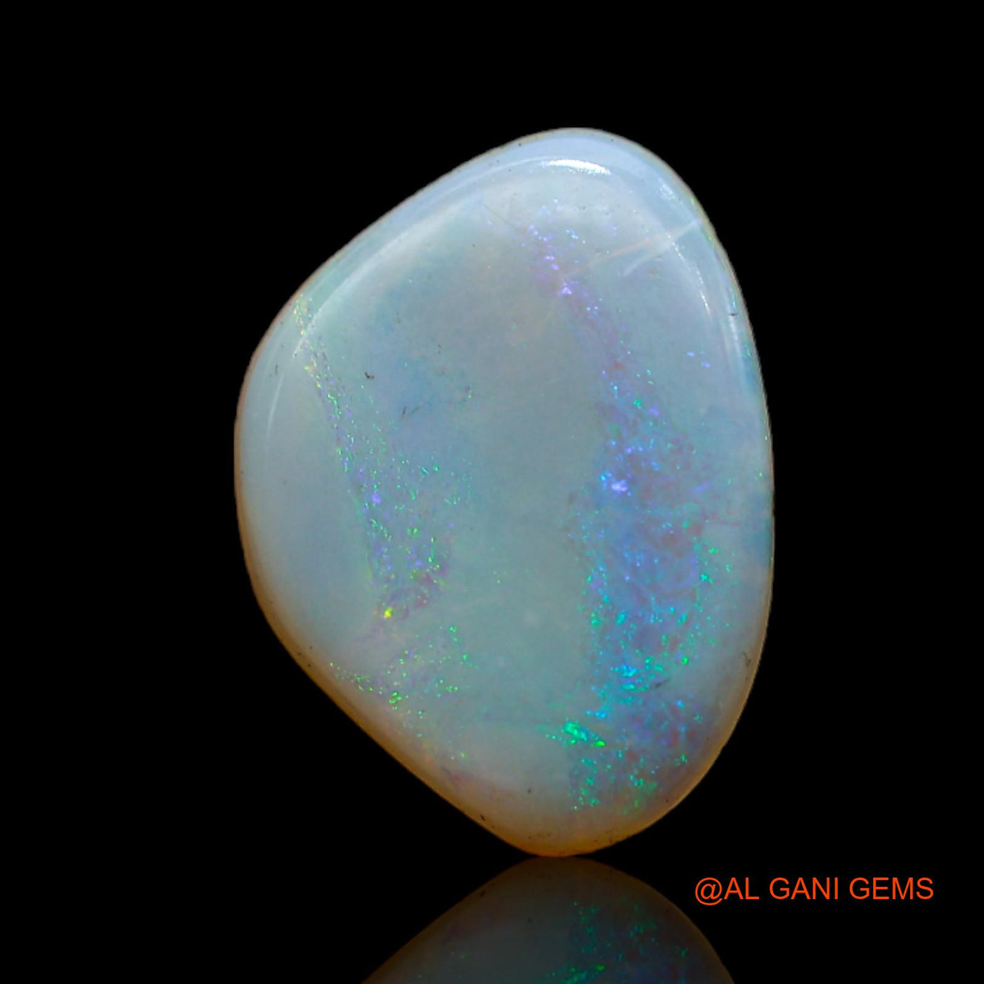 1.80 Cts Natural Australian Fire Opal Fancy Cabochon Loose Gemstone For Jewelry 13x10x2 mm AB-592