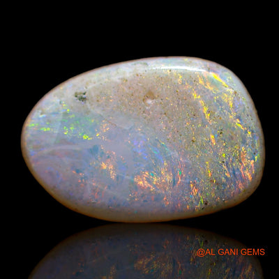 Natural Fire Opal Gemstone 2.00 Cts Loose Fancy Cabochon From Australia 19x9x2 mm AB-593