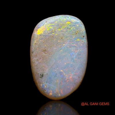 Natural Fire Opal Gemstone 2.00 Cts Loose Fancy Cabochon From Australia 19x9x2 mm AB-593