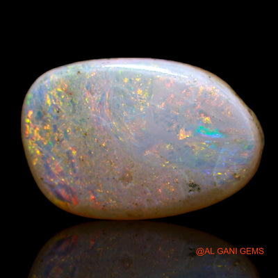 Natural Fire Opal Gemstone 2.00 Cts Loose Fancy Cabochon From Australia 19x9x2 mm AB-593