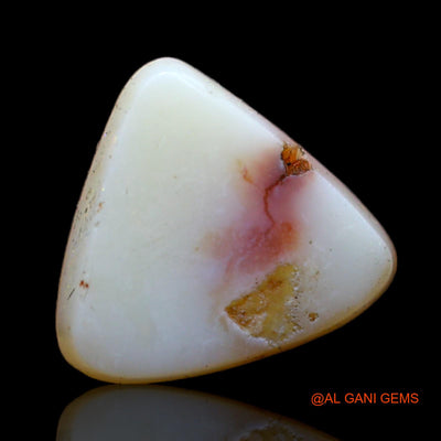 2.50 Cts Natural Australian Fire Opal Loose Gemstone Trillion Cabochon 11x11x3 mm AB-594