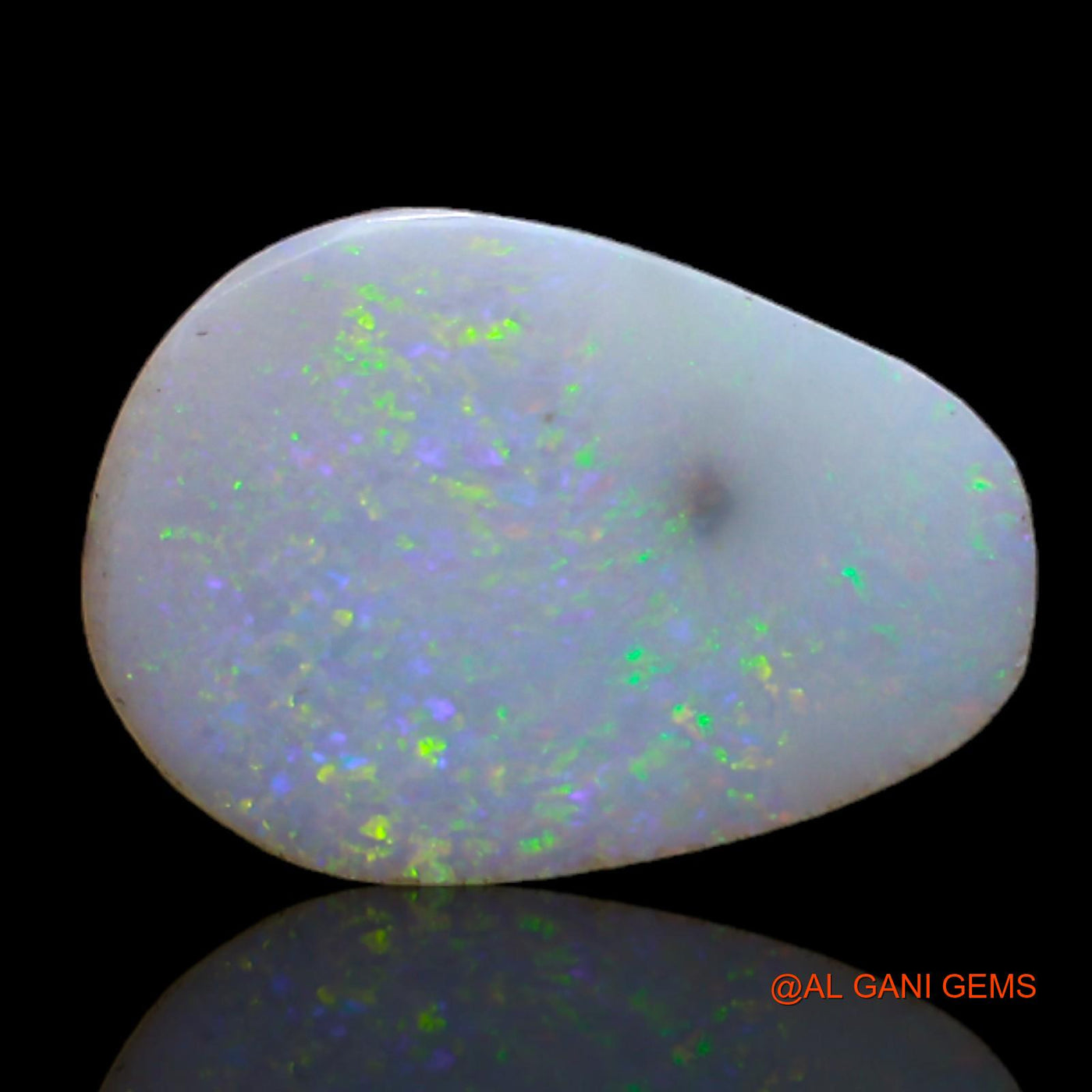 2.00 Cts Natural Australian Fire Opal Loose Gemstone Fancy Cabochon 13x9x2 mm AB-595