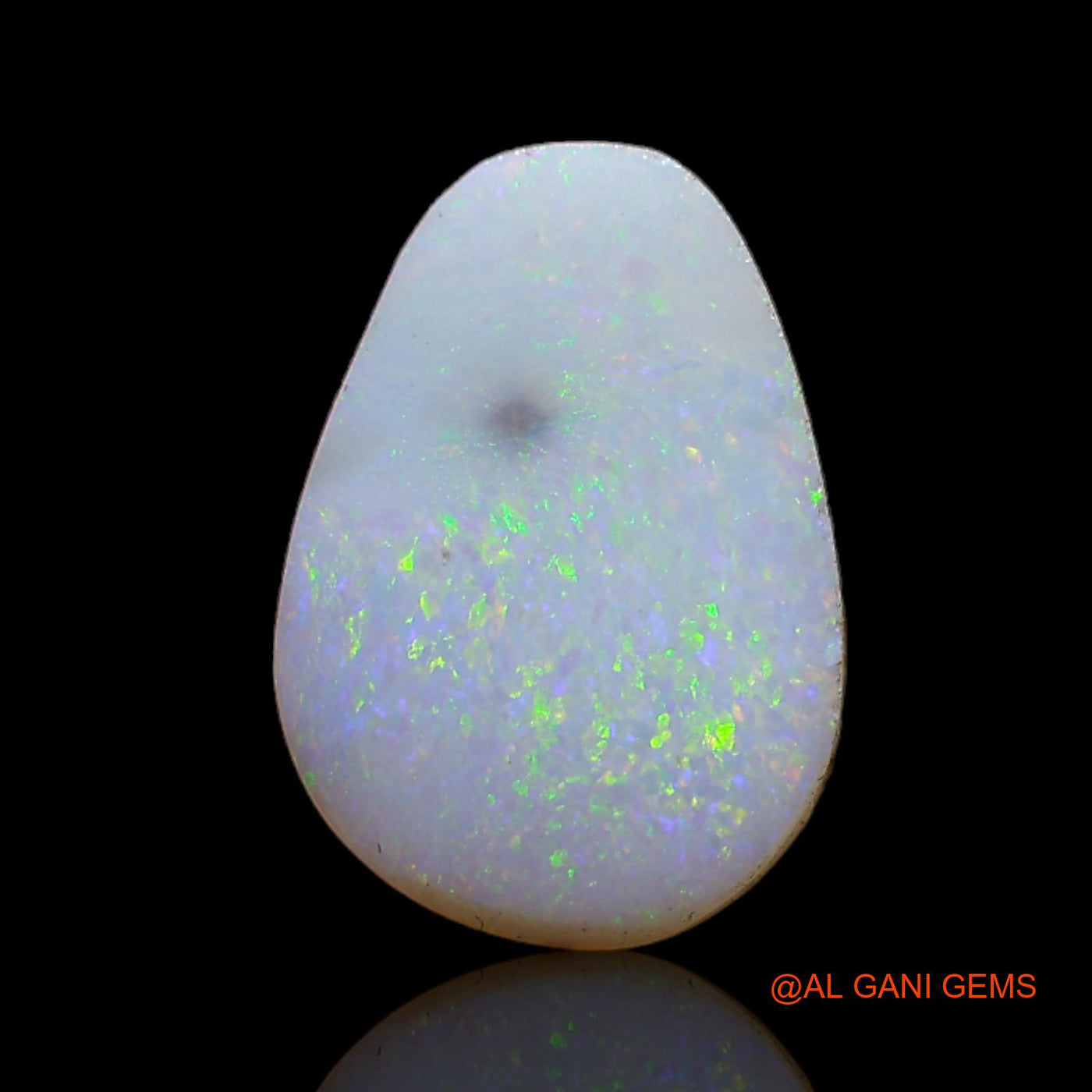2.00 Cts Natural Australian Fire Opal Loose Gemstone Fancy Cabochon 13x9x2 mm AB-595
