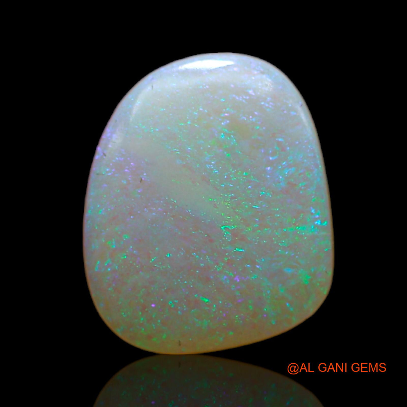 2.00 Cts Unheated Australian Fire Opal Loose Gemstone Fancy Cabochon Natural 11x9x2 mm AB-597