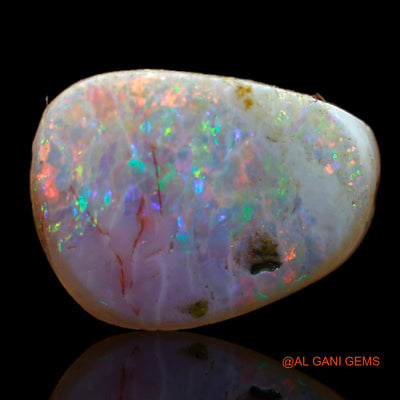 2.00 Cts Unheated Australian Fire Opal Loose Gemstone Fancy Cabochon Natural 12x9x2 mm AB-598