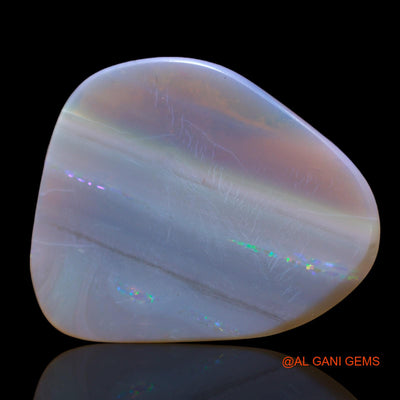 15.00 Cts Natural Australian Fire Opal Fancy Cabochon Loose Gemstone For Jewelry 30x25x2 mm AB-601