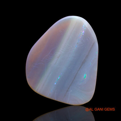 15.00 Cts Natural Australian Fire Opal Fancy Cabochon Loose Gemstone For Jewelry 30x25x2 mm AB-601