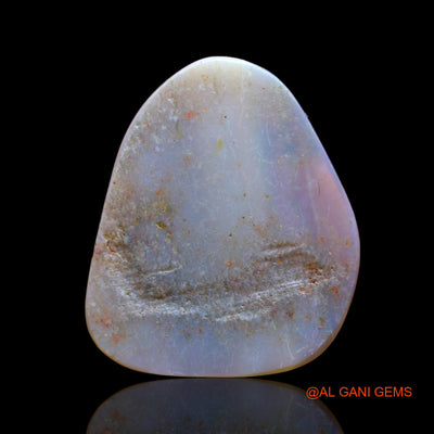 15.00 Cts Natural Australian Fire Opal Fancy Cabochon Loose Gemstone For Jewelry 30x25x2 mm AB-601