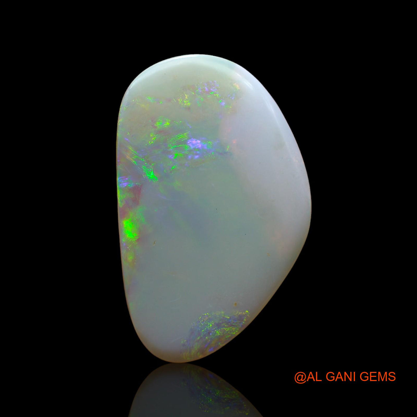 Natural Fire Opal Gemstone 17.00 Cts Loose Fancy Cabochon From Australia 31x19x4 mm AB-602