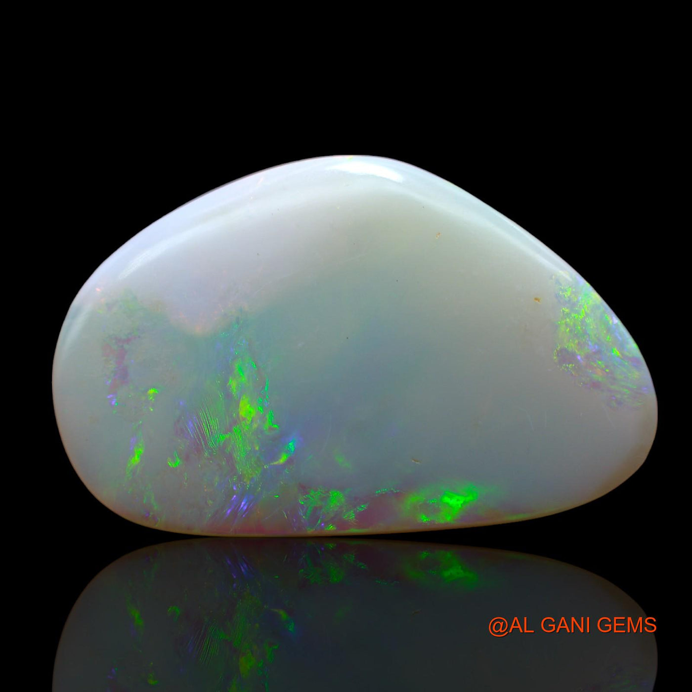 Natural Fire Opal Gemstone 17.00 Cts Loose Fancy Cabochon From Australia 31x19x4 mm AB-602