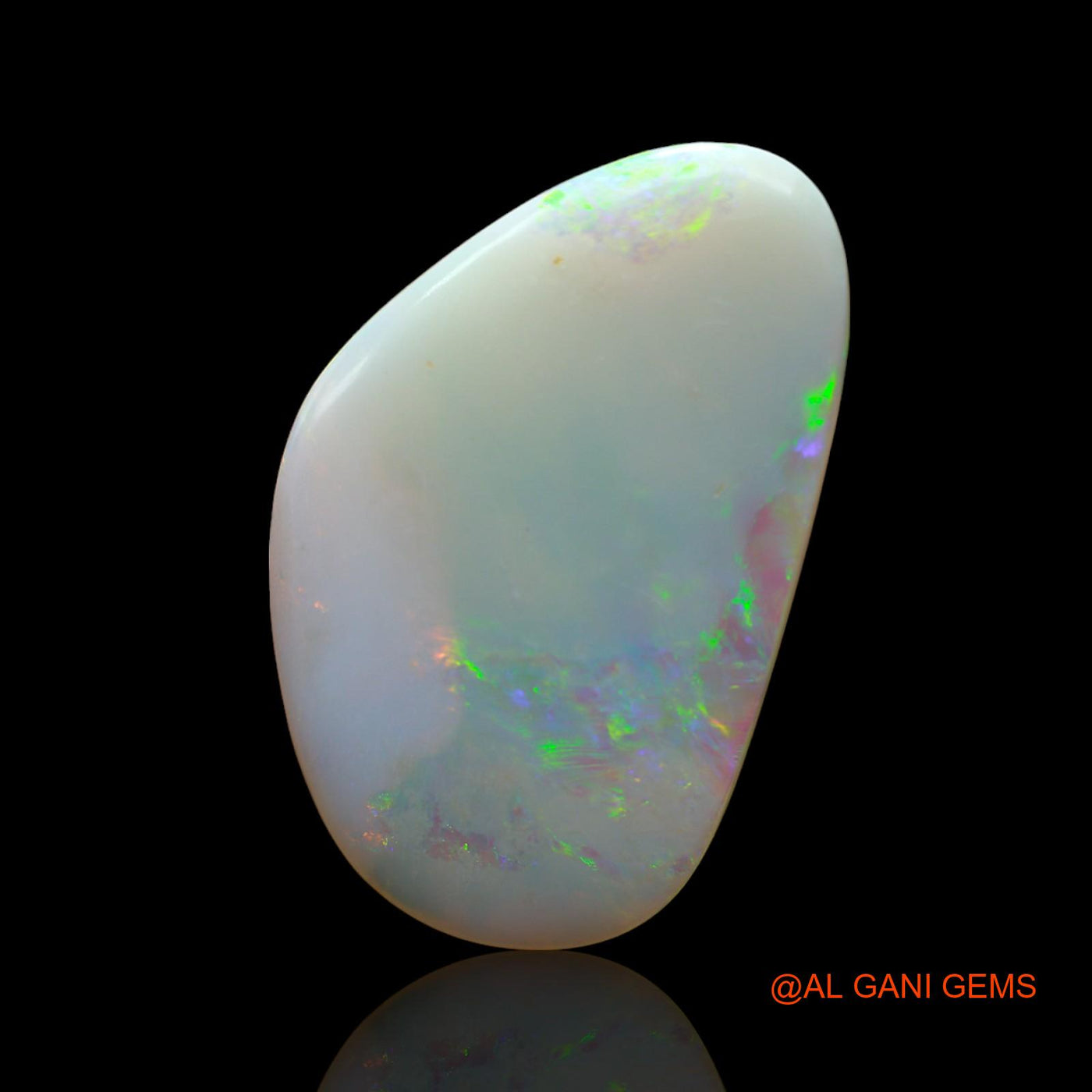 Natural Fire Opal Gemstone 17.00 Cts Loose Fancy Cabochon From Australia 31x19x4 mm AB-602