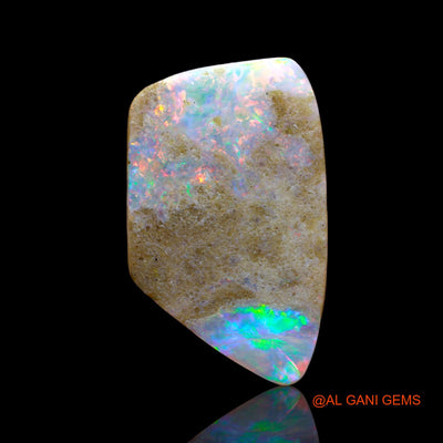 11.00 Cts Unheated Australian Fire Opal Loose Gemstone Fancy Cabochon Natural 28x17x3 mm AB-604