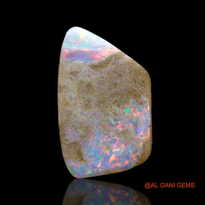 11.00 Cts Unheated Australian Fire Opal Loose Gemstone Fancy Cabochon Natural 28x17x3 mm AB-604