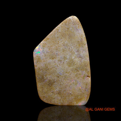 11.00 Cts Unheated Australian Fire Opal Loose Gemstone Fancy Cabochon Natural 28x17x3 mm AB-604
