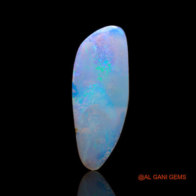 8.00 Cts Natural Australian Fire Opal Loose Gemstone Fancy Cabochon 32x12x3 mm AB-605