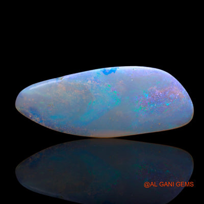 8.00 Cts Natural Australian Fire Opal Loose Gemstone Fancy Cabochon 32x12x3 mm AB-605
