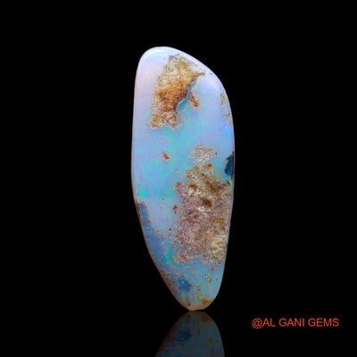 8.00 Cts Natural Australian Fire Opal Loose Gemstone Fancy Cabochon 32x12x3 mm AB-605
