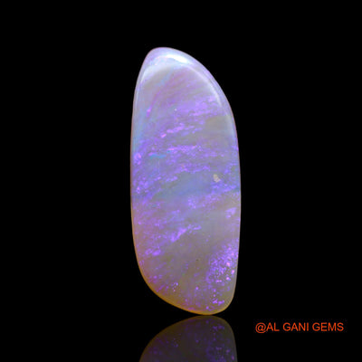 11.00 Cts Natural Australian Fire Opal Loose Gemstone Fancy Cabochon 32x13x3 mm AB-607