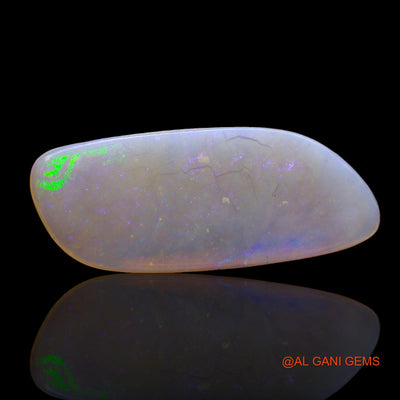 11.00 Cts Natural Australian Fire Opal Loose Gemstone Fancy Cabochon 32x13x3 mm AB-607