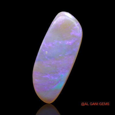 11.00 Cts Natural Australian Fire Opal Loose Gemstone Fancy Cabochon 32x13x3 mm AB-607
