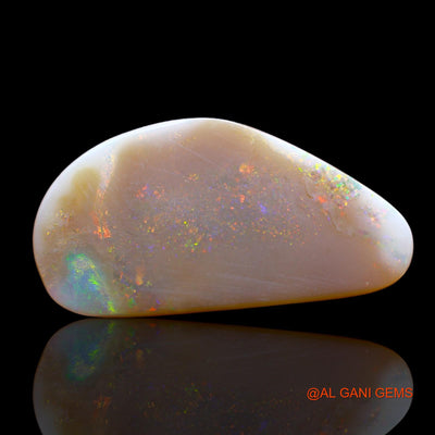 Natural Untreated Fire Opal Loose Gemstone Fancy Cabochon From Australia 11.00 Cts 28x14x3 mm AB-609
