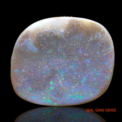 14.00 Cts Natural Australian Fire Opal Loose Gemstone Fancy Cabochon 22x19x4 mm AB-610