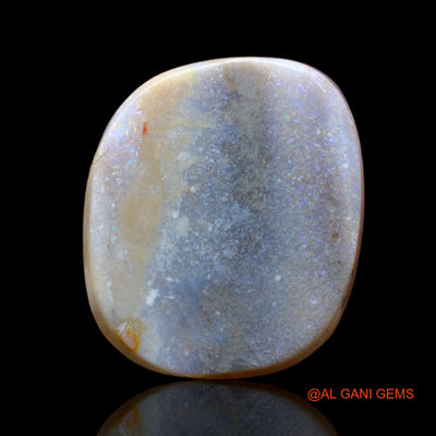 14.00 Cts Natural Australian Fire Opal Loose Gemstone Fancy Cabochon 22x19x4 mm AB-610