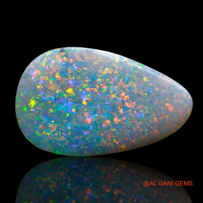 8.00 Cts Natural Australian Fire Opal Loose Gemstone Fancy Cabochon 27x17x3 mm AB-611