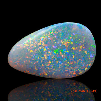 8.00 Cts Natural Australian Fire Opal Loose Gemstone Fancy Cabochon 27x17x3 mm AB-611