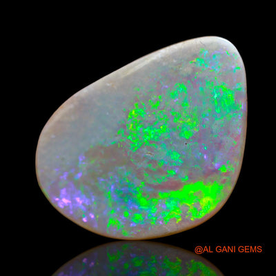 Natural Fire Opal Gemstone 8.00 Cts Loose Fancy Cabochon From Australia 22x17x2 mm AB-613