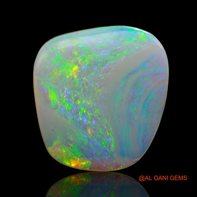 5.00 Cts Natural Australian Fire Opal Fancy Cabochon Loose Gemstone For Jewelry 20x19x2 mm AB-614