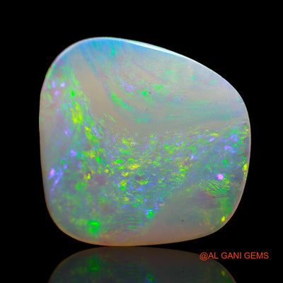 5.00 Cts Natural Australian Fire Opal Fancy Cabochon Loose Gemstone For Jewelry 20x19x2 mm AB-614