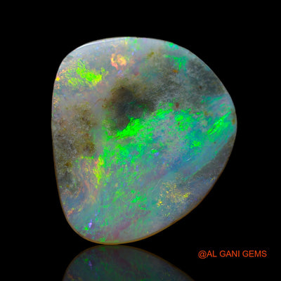 5.00 Cts Natural Australian Fire Opal Fancy Cabochon Loose Gemstone For Jewelry 20x18x2 mm AB-618