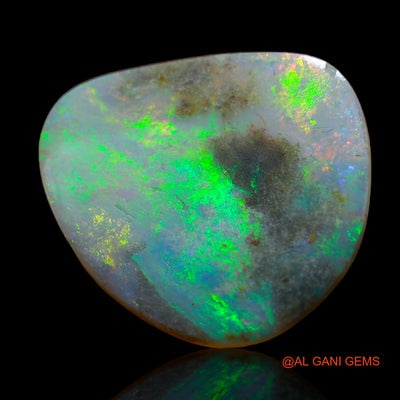 5.00 Cts Natural Australian Fire Opal Fancy Cabochon Loose Gemstone For Jewelry 20x18x2 mm AB-618