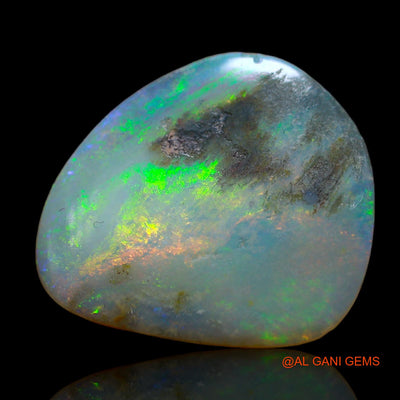 5.00 Cts Natural Australian Fire Opal Fancy Cabochon Loose Gemstone For Jewelry 20x18x2 mm AB-618