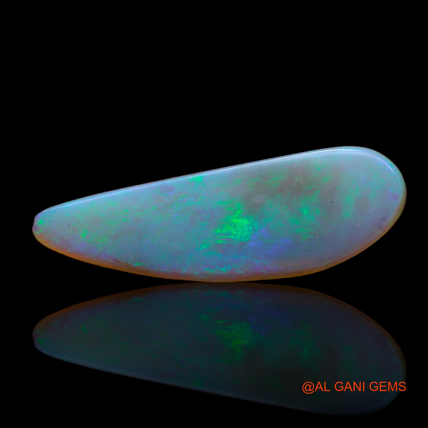 6.00 Cts Unheated Australian Fire Opal Loose Gemstone Fancy Cabochon Natural 31x10x2 mm AB-621