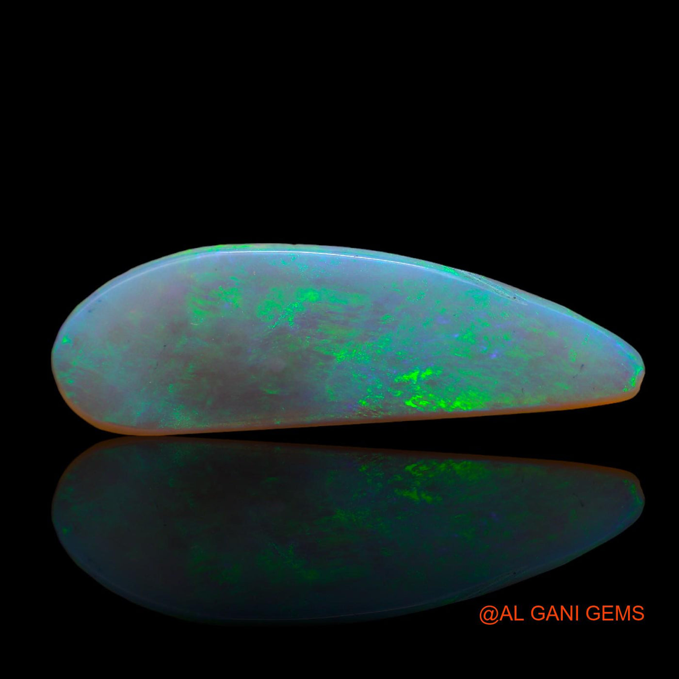 6.00 Cts Unheated Australian Fire Opal Loose Gemstone Fancy Cabochon Natural 31x10x2 mm AB-621