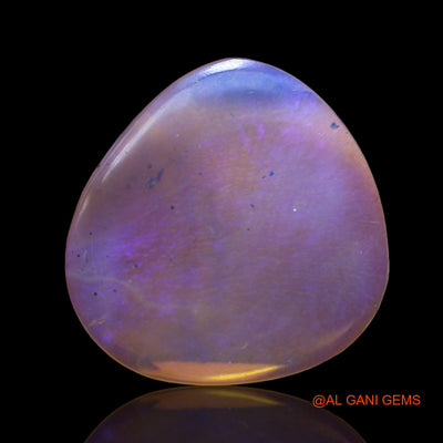 9.00 Cts Natural Australian Fire Opal Loose Gemstone Fancy Cabochon 21x20x3 mm AB-622