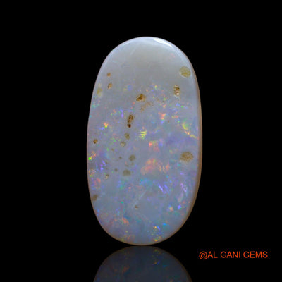 6.00 Cts Natural Australian Fire Opal Loose Gemstone Oval Cabochon 25x14x2 mm AB-623