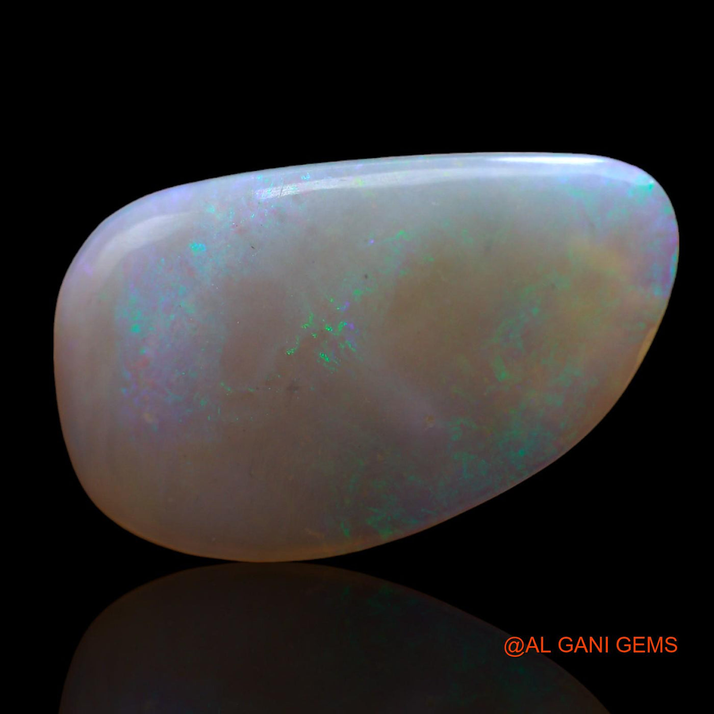 Natural Fire Opal Gemstone 8.00 Cts Loose Fancy Cabochon From Australia 25x14x3 mm AB-625