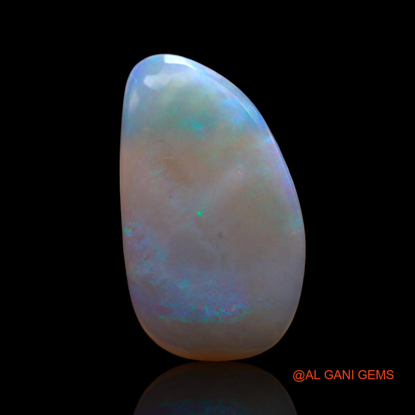 Natural Fire Opal Gemstone 8.00 Cts Loose Fancy Cabochon From Australia 25x14x3 mm AB-625