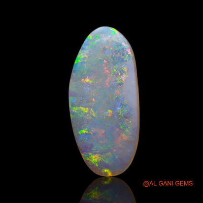 5.00 Cts Natural Australian Fire Opal Loose Gemstone Fancy Cabochon 25x12x2 mm AB-626