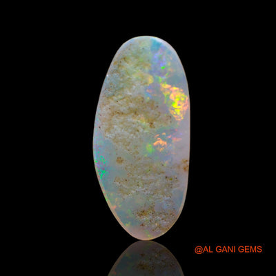 5.00 Cts Natural Australian Fire Opal Loose Gemstone Fancy Cabochon 25x12x2 mm AB-626