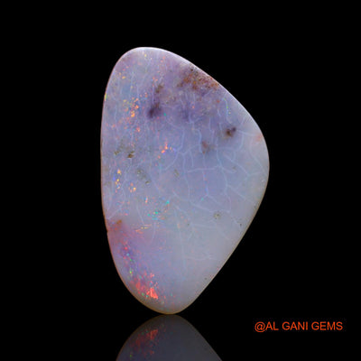 7.00 Cts Natural Australian Fire Opal Loose Gemstone Fancy Cabochon 24x15x3 mm AB-628