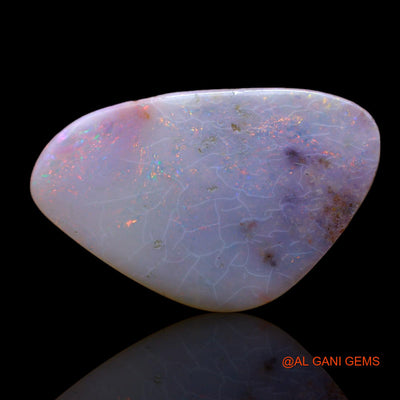 7.00 Cts Natural Australian Fire Opal Loose Gemstone Fancy Cabochon 24x15x3 mm AB-628
